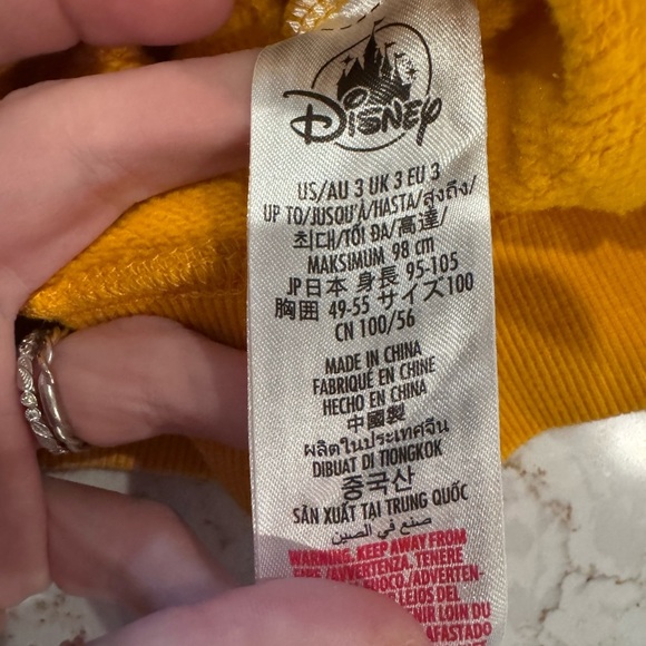 Toddler - Disney Bright Yellow Mickey Mouse Sweatshirt - Picture 5 of 8